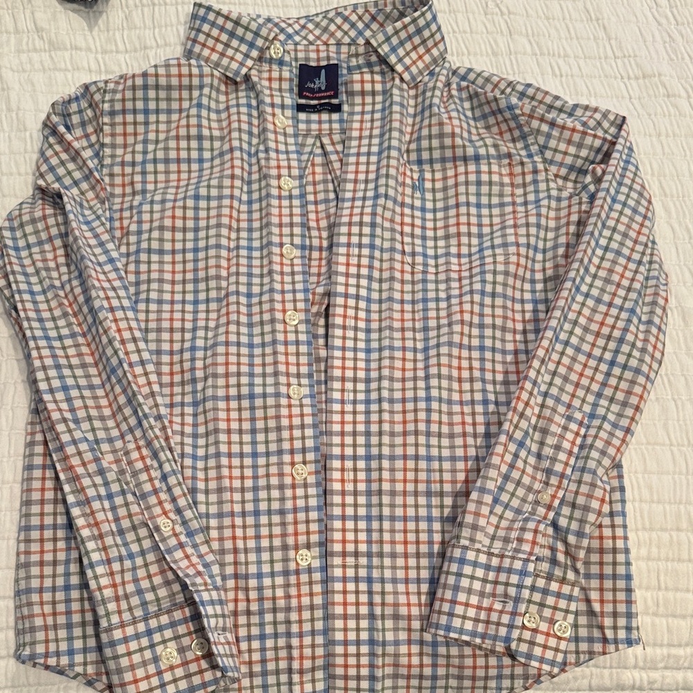 johnnie-O Boys Long Sleeve Button Down Shirt